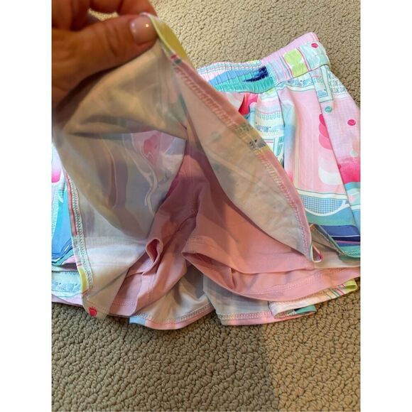 Lucky In Love Junior Girls Deco Love Racket Golf Skort - Picture 3 of 4